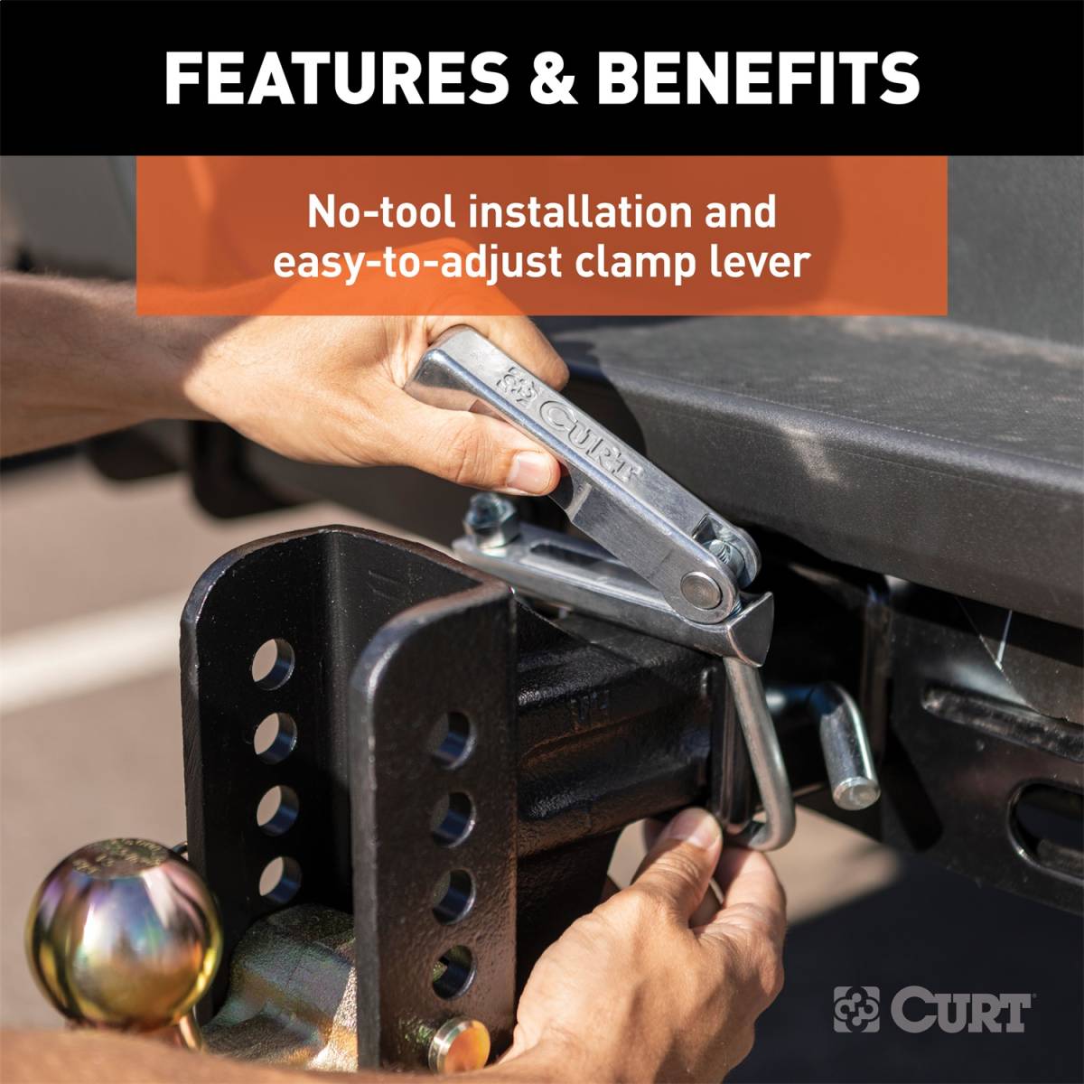 Receiver Hitch Anti Rattle Kit, CURT, 22320 Titan Truck Equipment