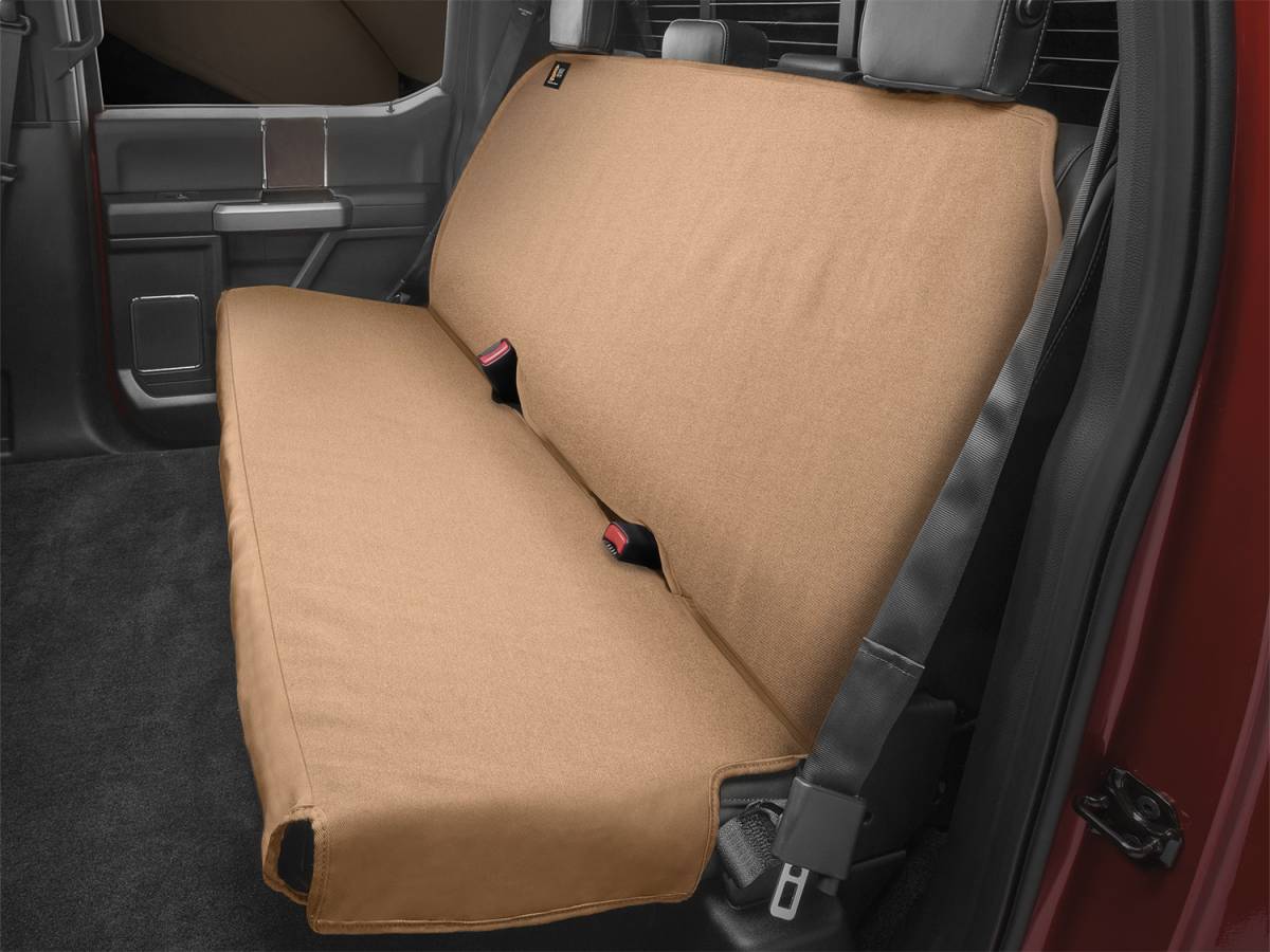 thumbnail image 2 of Richmond Auto Upholstery Tan Leather Seat Cover For 2000-2001 Ford Excursion Limited - Driver Side Bottom 2 of 3