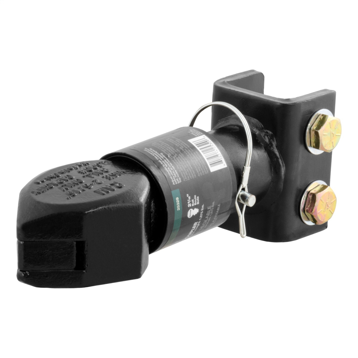 CURT - 2-5/16" Channel-Mount Coupler with Sleeve-Lock (12,500 lbs, Black)