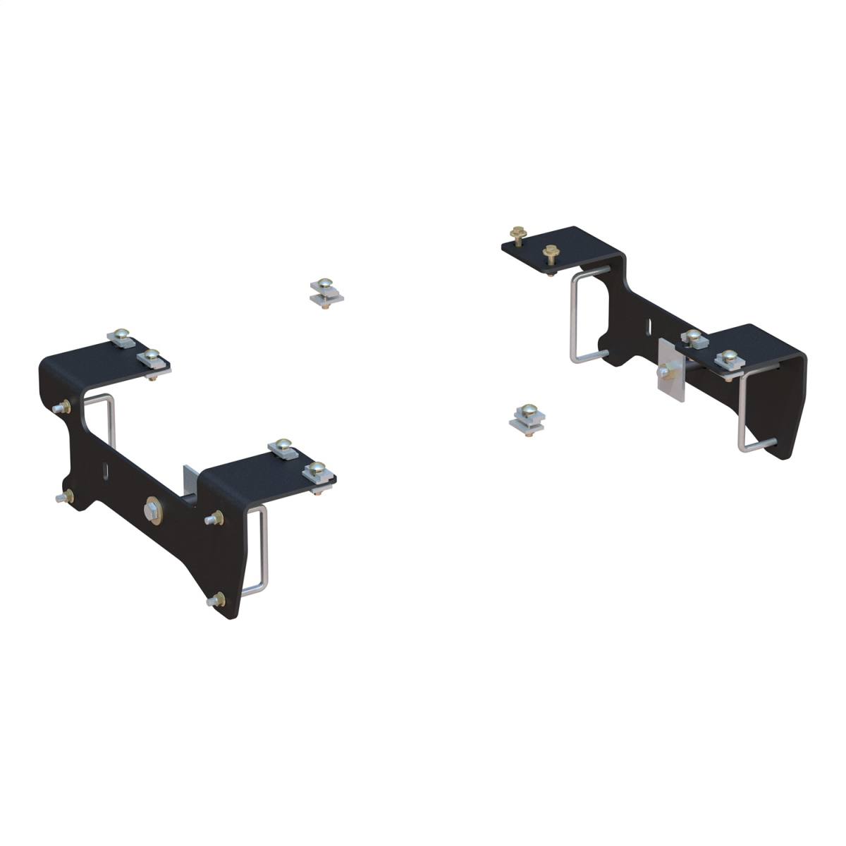 CURT - CURT 16469 5th Wheel Installation Brackets, Select Chevrolet Silverado, GMC Sierra 1500, Except 5.5-Foot Bed