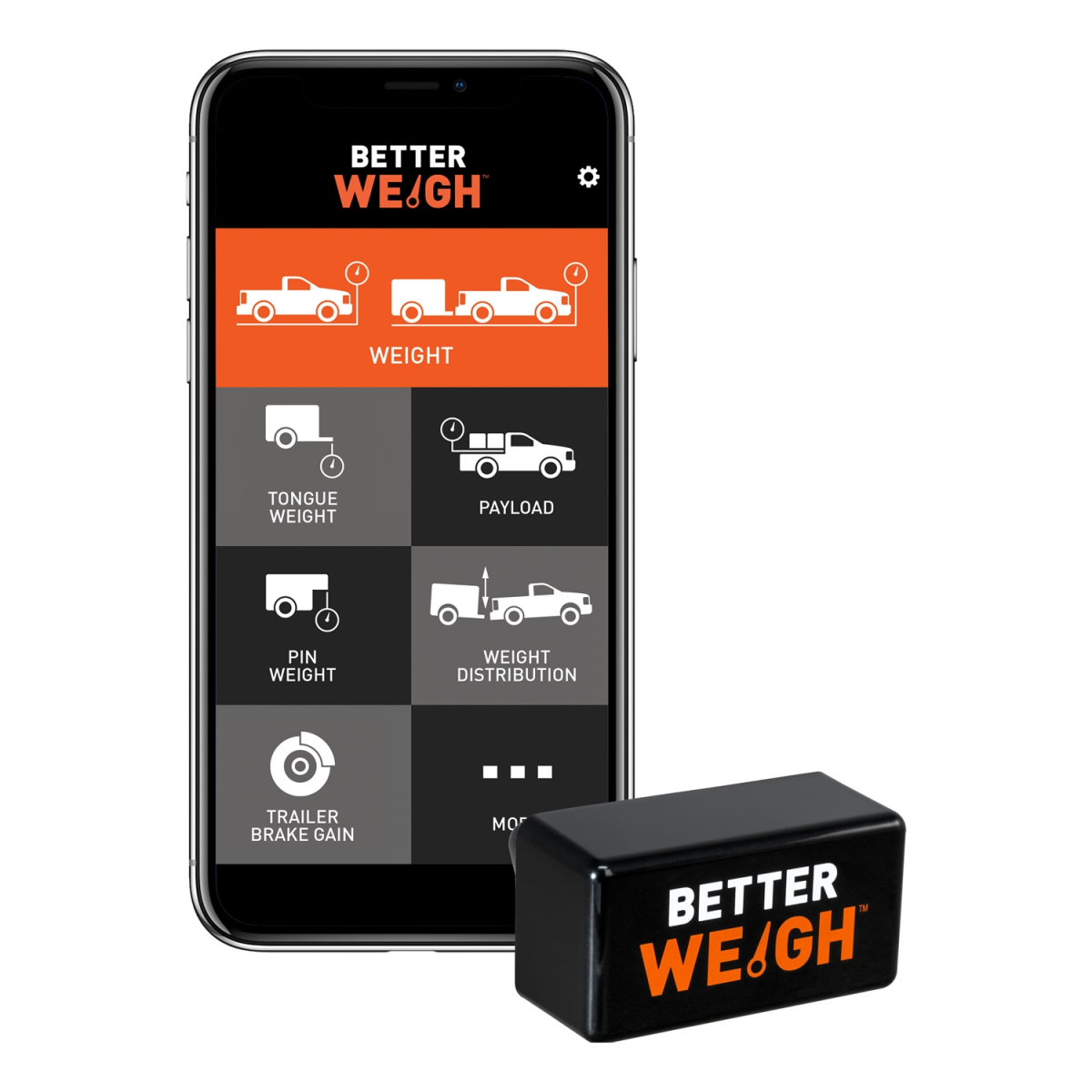 CURT - CURT | BetterWeigh Mobile Towing Scale w/TowSense Technology; OBD-II | 51701