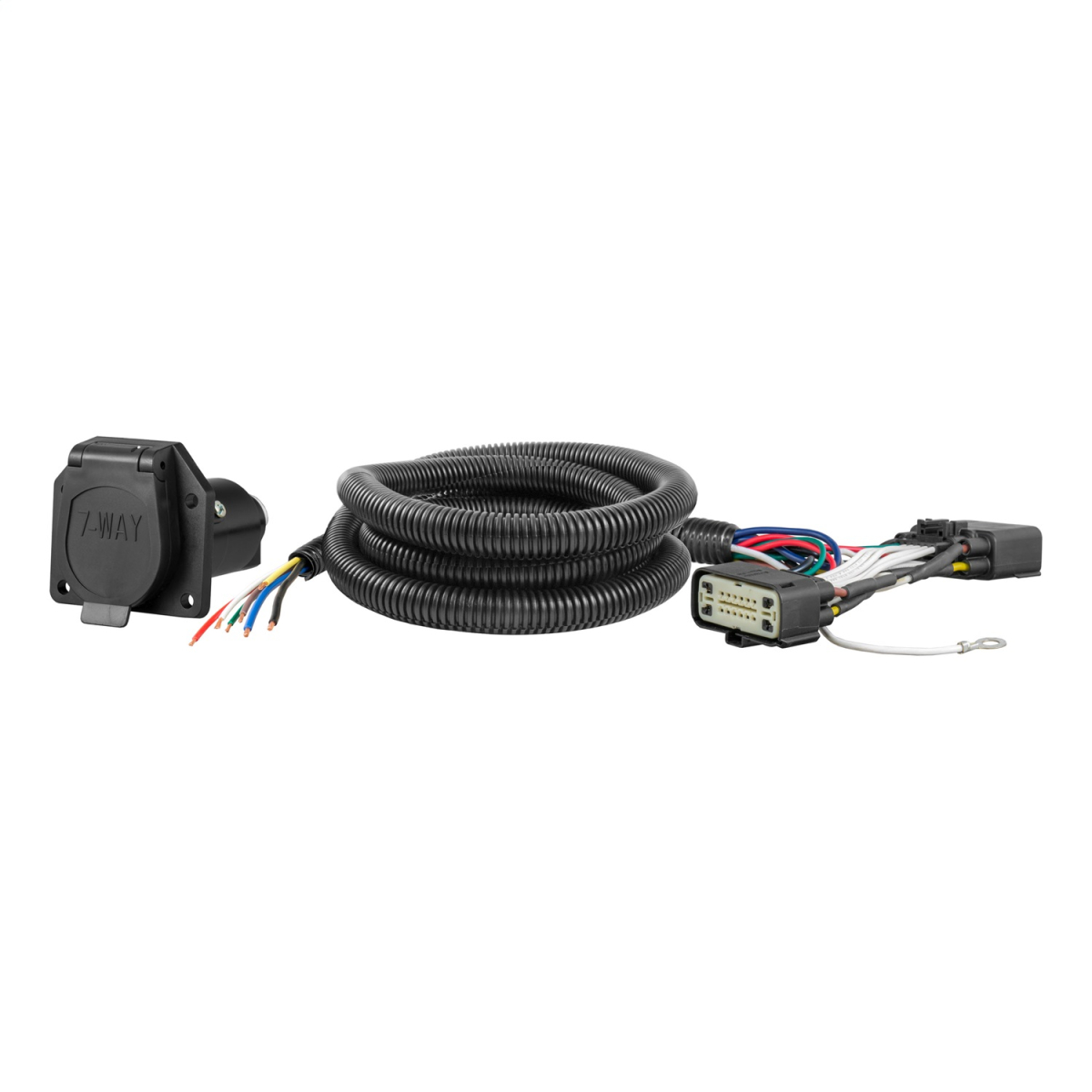 CURT - CURT 56306 Custom Wiring, 7-Way RV Blade Output, Select Ford Explorer, Police Interceptor