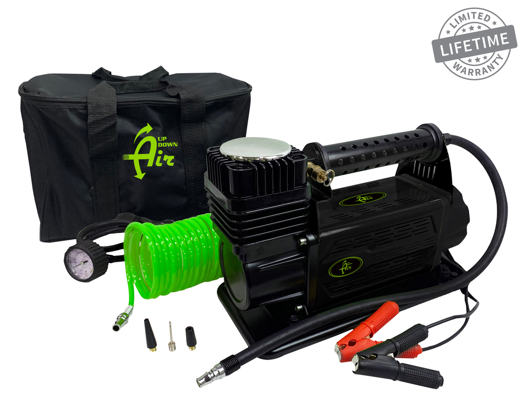 Overland Vehicle Systems - OVS | EGOI Air Compressor System 5.6 CFM With Storage Bag, Hose & Attachments