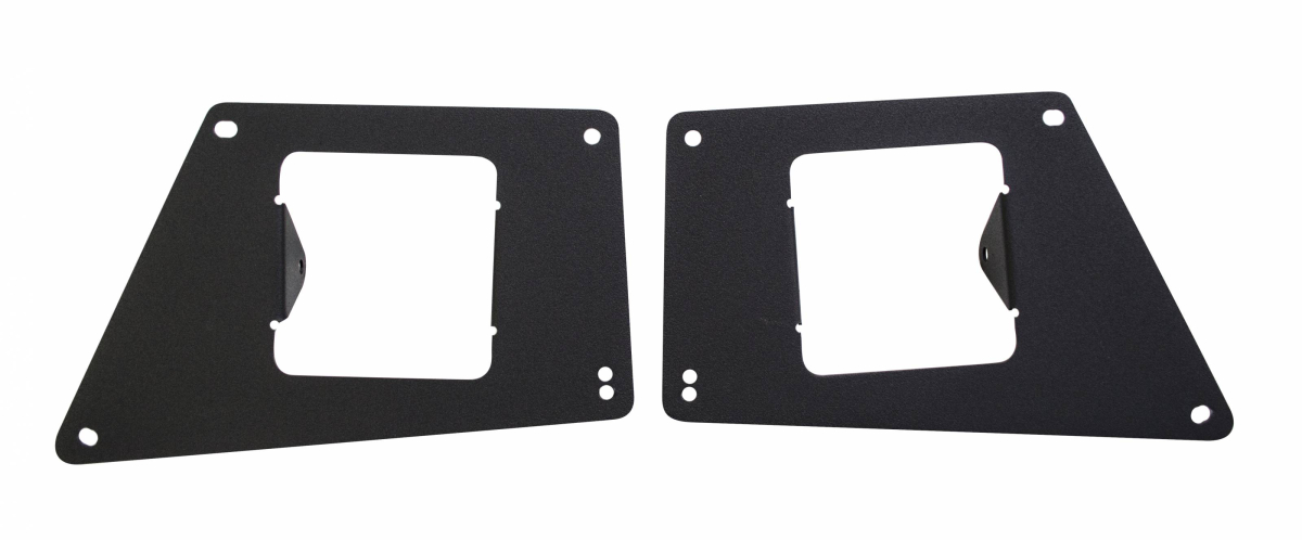 Go Rhino - Go Rhino | BR5/BR10 Front Light Plates (3x3 Surface Mount) | 241732T