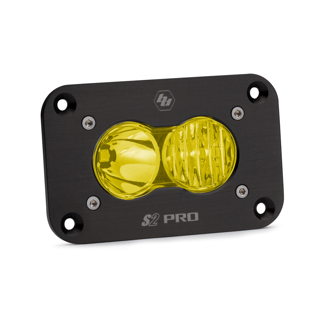 Baja Designs - Baja Designs | S2 Pro Flush Mount LED Light Pod (Driving/Combo) - Amber