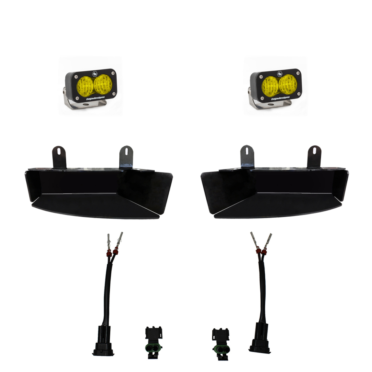 Baja Designs - Baja Designs | S2 Sport LED Fog Pocket Kit (Amber) - 19+ RAM 2500/3500
