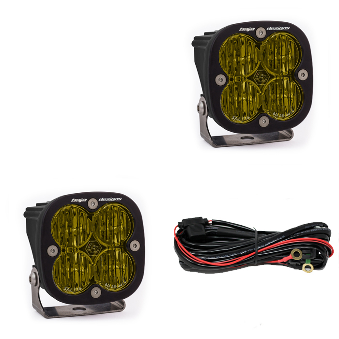 Baja Designs - Baja Designs | Squadron SAE LED Light Pods - Pair LED Wide Cornering Amber