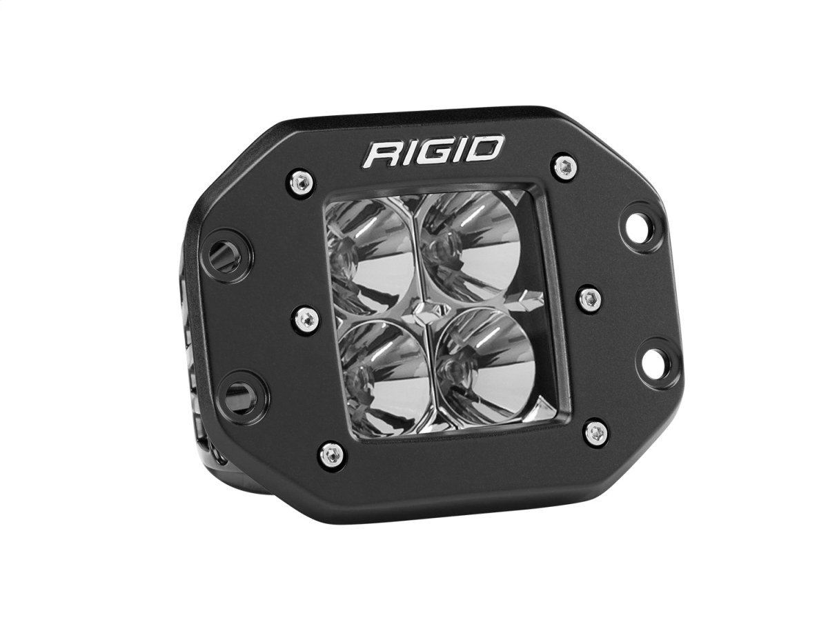 Rigid Industries - RIGID Industries | D-Series PRO LED Light; Flood Optic, Flush Mount, Single | 211113