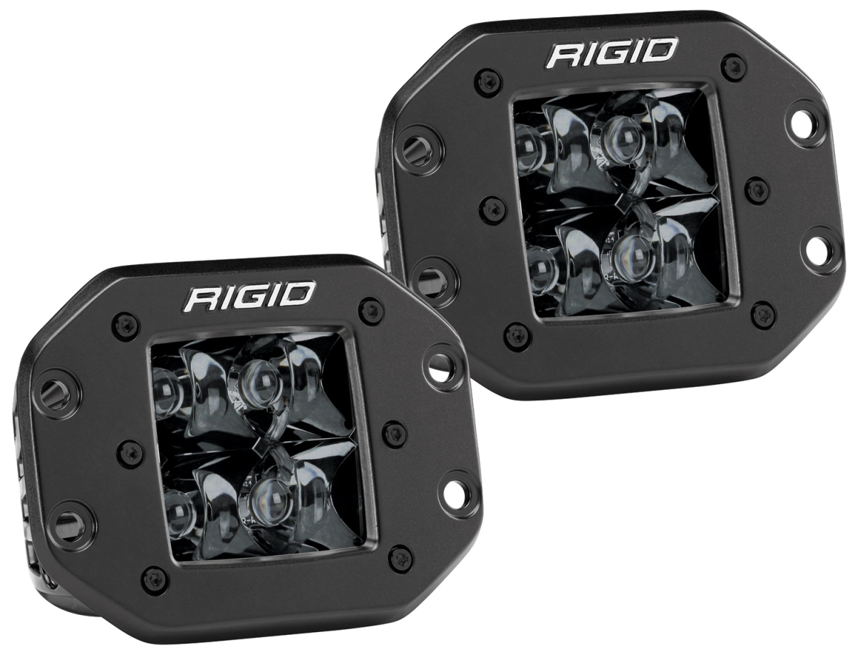 Rigid Industries - RIGID Industries | D-Series PRO Midnight Edition; Spot Optic, Flush Mount, Single | 212213BLK