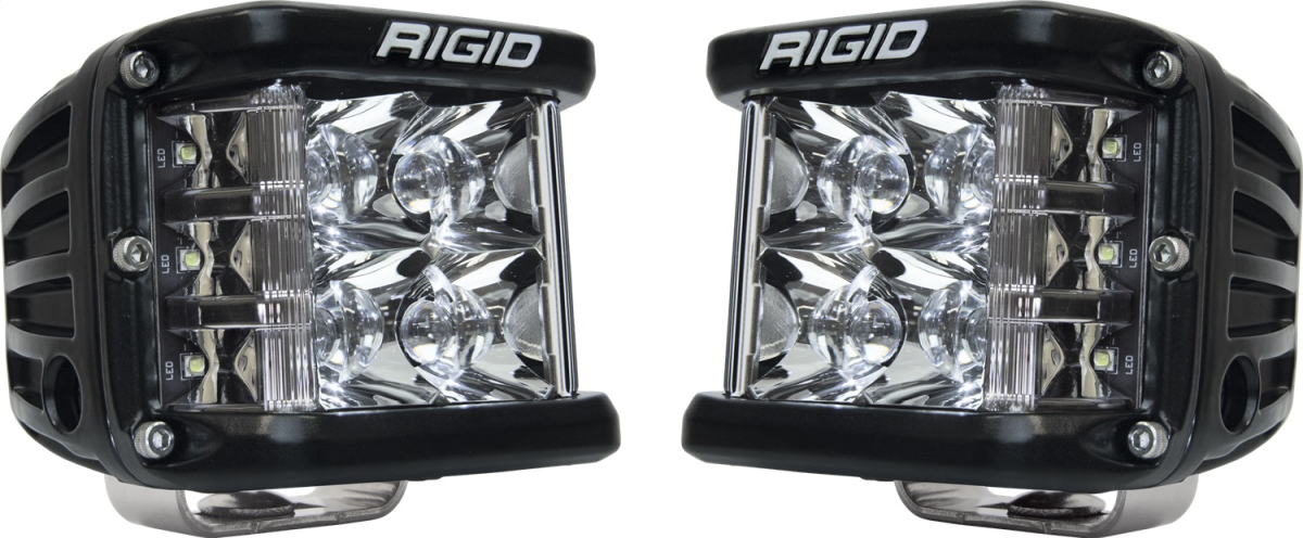 Rigid Industries - RIGID Industries | D-SS PRO Side Shooter; Spot Optic, Surface Mount, Black Housing, Pair | 262213