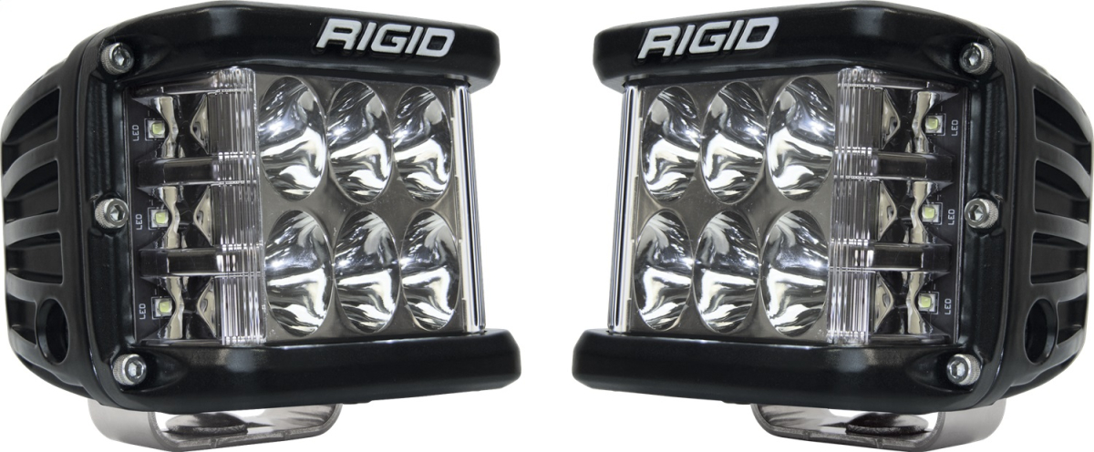 Rigid Industries - RIGID Industries | D-SS PRO Side Shooter; Driving Optic, Surface Mount, Black Housing, Pair | 262313