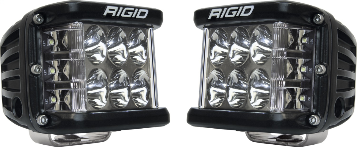 Rigid Industries - RIGID Industries | D-SS PRO Side Shooter; Driving Optic, Surface Mount, Black Housing, Pair | 262313