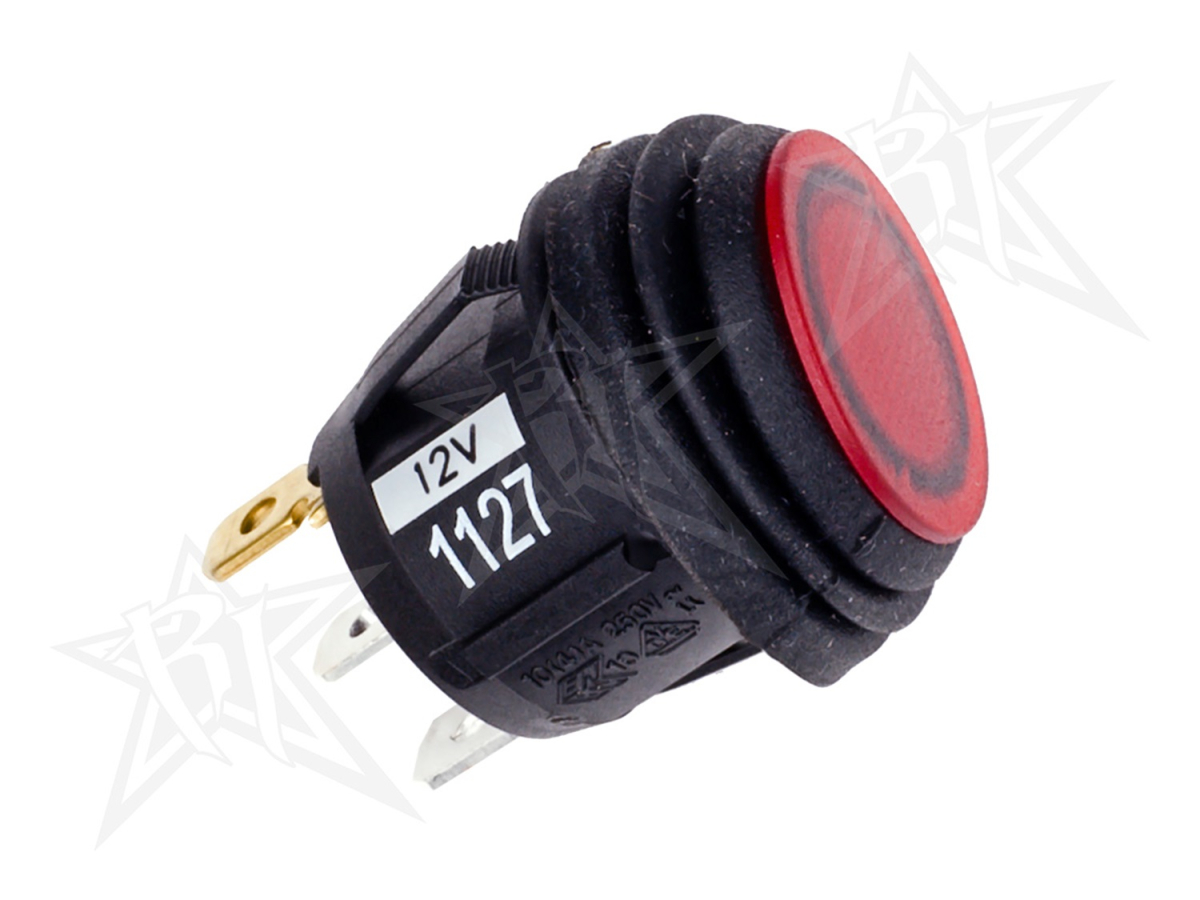 Rigid Industries - RIGID Industries | 2 Position (On/Off) Rocker Switch; Red, Single | 40191