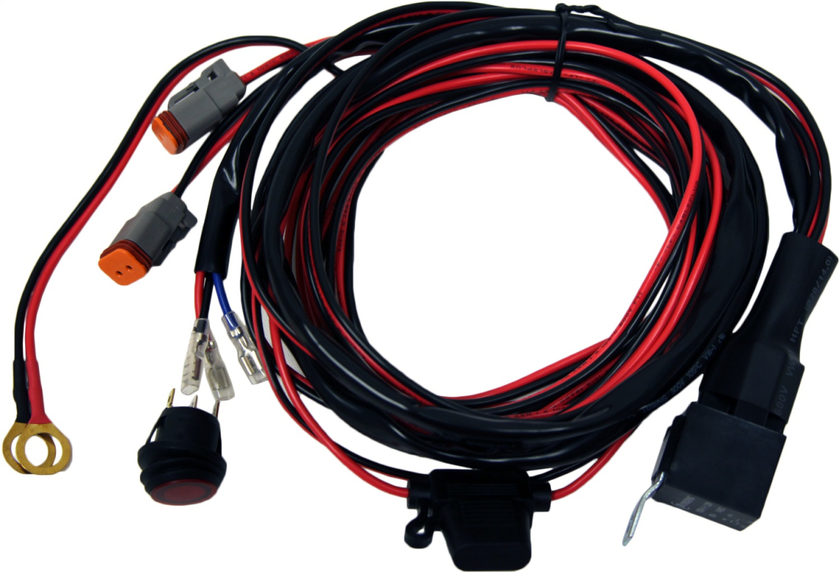Rigid Industries - RIGID Industries | Wire Harness; Fits D-Series Pair & SR-Q Series Pair With 6 LEDs | 40196