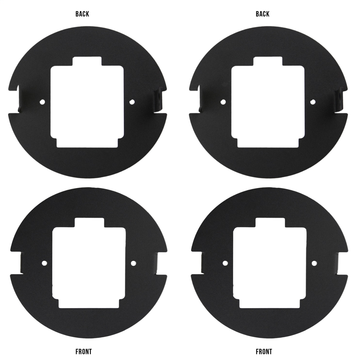 Rigid Industries - RIGID Industries | 2007-2013 Tundra/2005-2011 Tacoma Fog Mount; Fits D-Series Or Radiance Pod | 46530