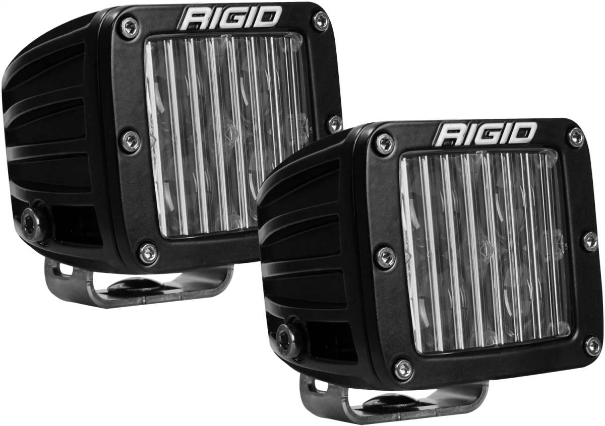 Rigid Industries - RIGID Industries | D-Series DOT/SAE J583 White LED Fog Light; Surface Mount, Pair | 504813