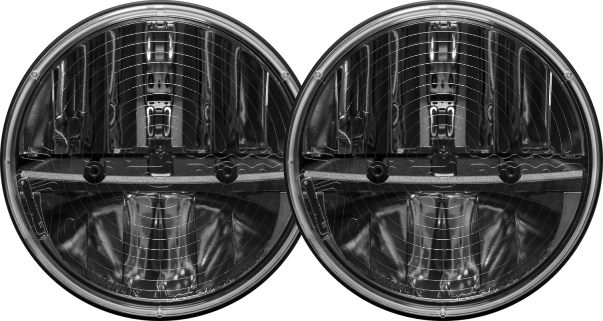 Rigid Industries - RIGID Industries | 7" Round Heated Headlight Kit With PWM Adaptor; Pair | 55004