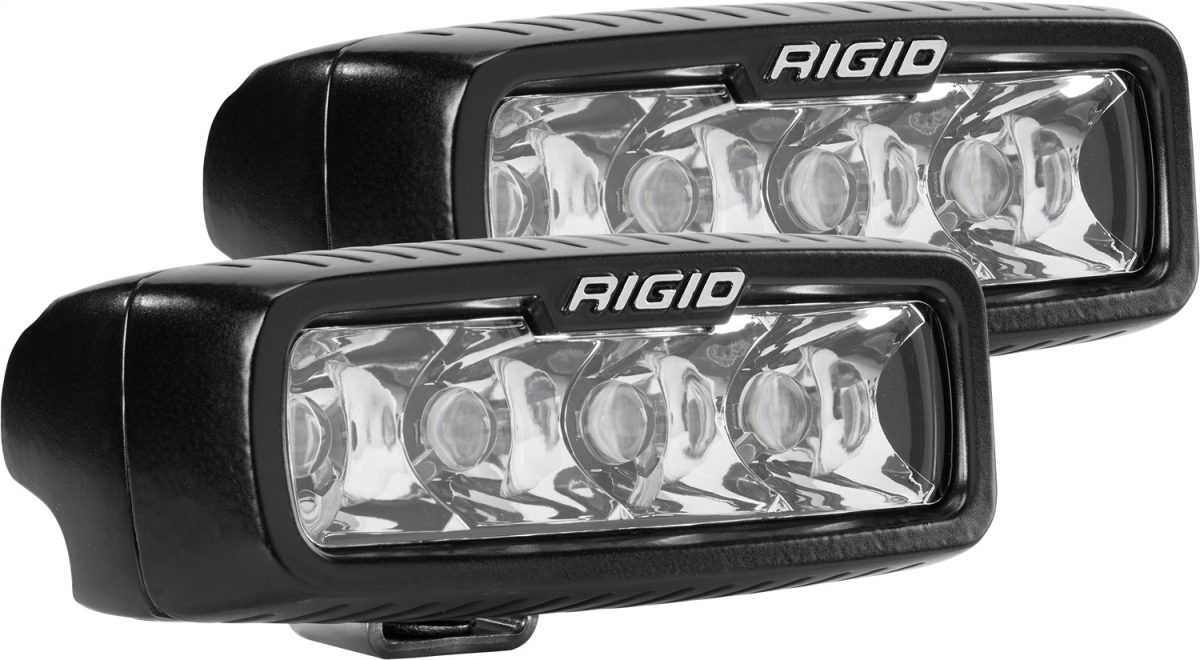 Rigid Industries - RIGID Industries | SR-M Series PRO; Spot Optic, Surface Mount, Black Housing, Pair | 905213