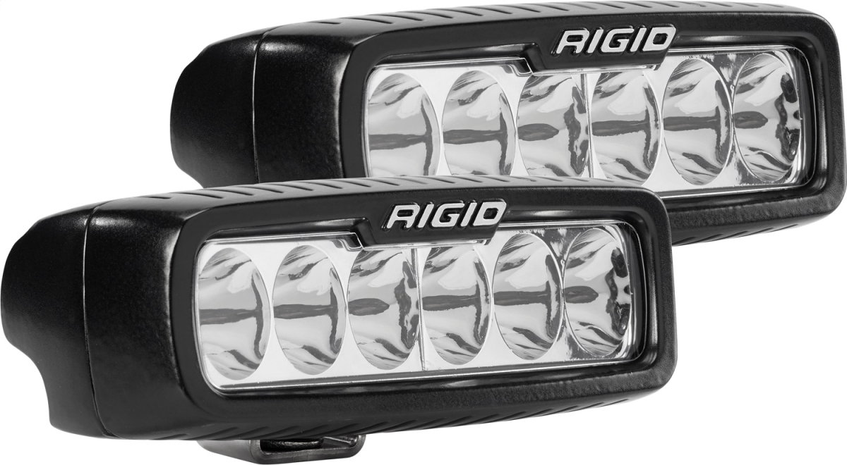 Rigid Industries - RIGID Industries | SR-Q Series PRO; Driving Optic, Surface Mount, Black Housing, Pair | 915313