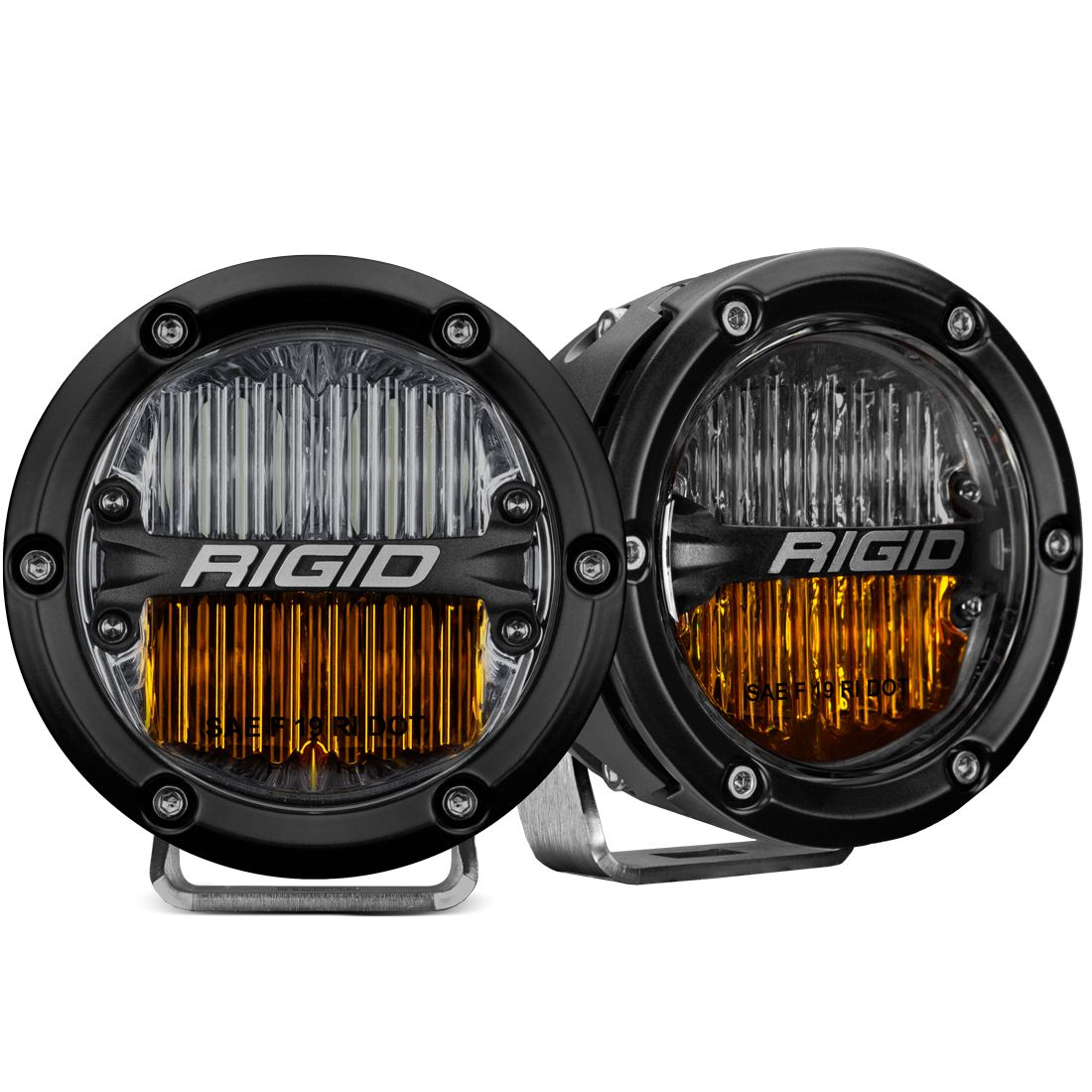 Rigid Industries - RIGID Industries | 360-Series SAE Fog Yellow/White Pair | 36122