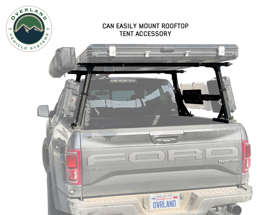 Overland Vehicle Systems - Overland Vehicle Systems | Freedom Truck Bed Rack w/Crossbars & Side Supports | 22040100