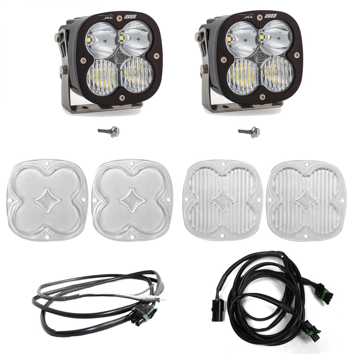 Baja Designs - Baja Designs | Bronco A Piller Light Kit 21-Up Ford Bronco XL80 D/C w/Upfitter | 447751UP