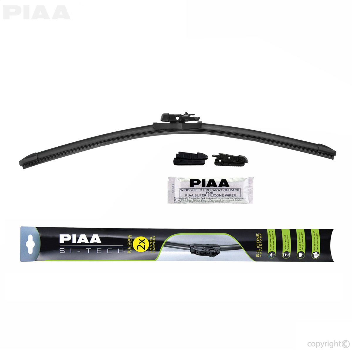 PIAA - PIAA | Si-Tech Silicone Flat Windshield Wiper Blade | 97040