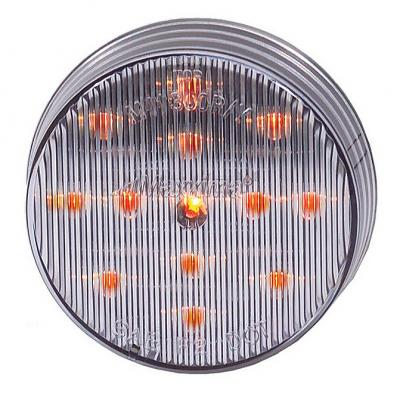 Maxxima - Maxxima | 13 LED 2 1/2" Round Clearance Marker | M11300YCL