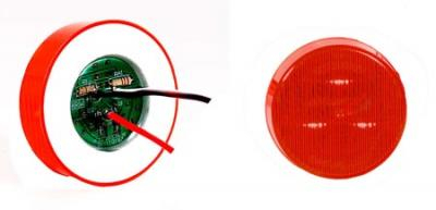 Maxxima - Maxxima | 2 1/2" Red Auxiliary Stop/Tail/Turn Light | M11300RAS