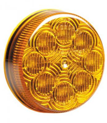 Maxxima - Maxxima | 2 1/2" Round Amber Clearance Marker | M16280Y