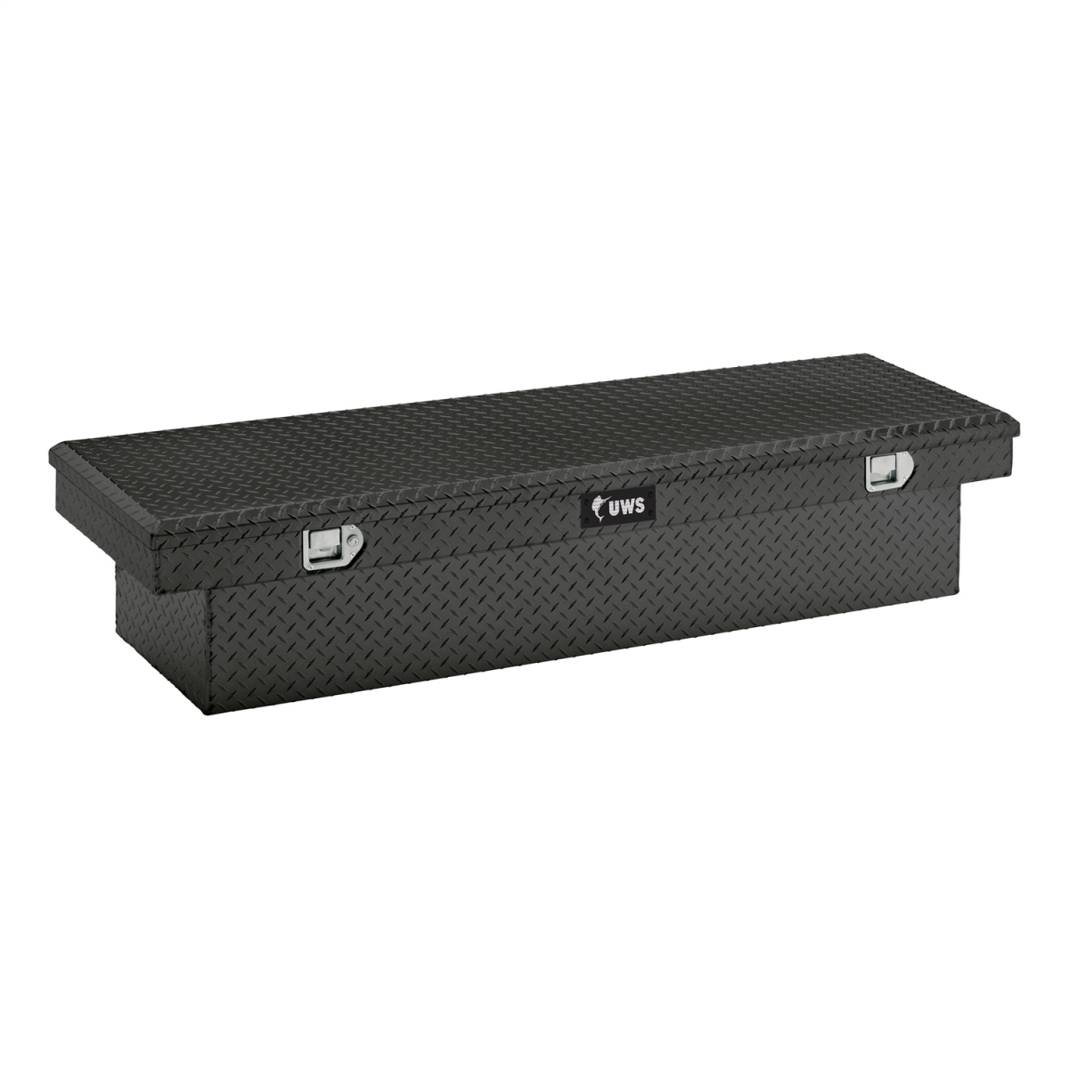UWS - UWS | Crossover Tool Box (60" Truck Tool Box; Powder-Coated Aluminum) | TBS-60-BLK