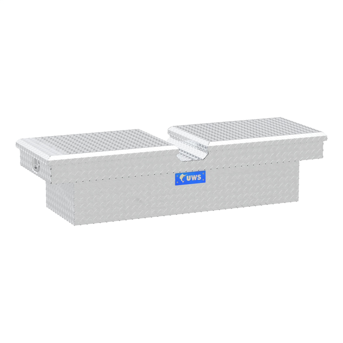UWS - UWS | Gull Wing Tool Box for Truck (60" Crossover Tool Box; Bright Aluminum) | TB-60