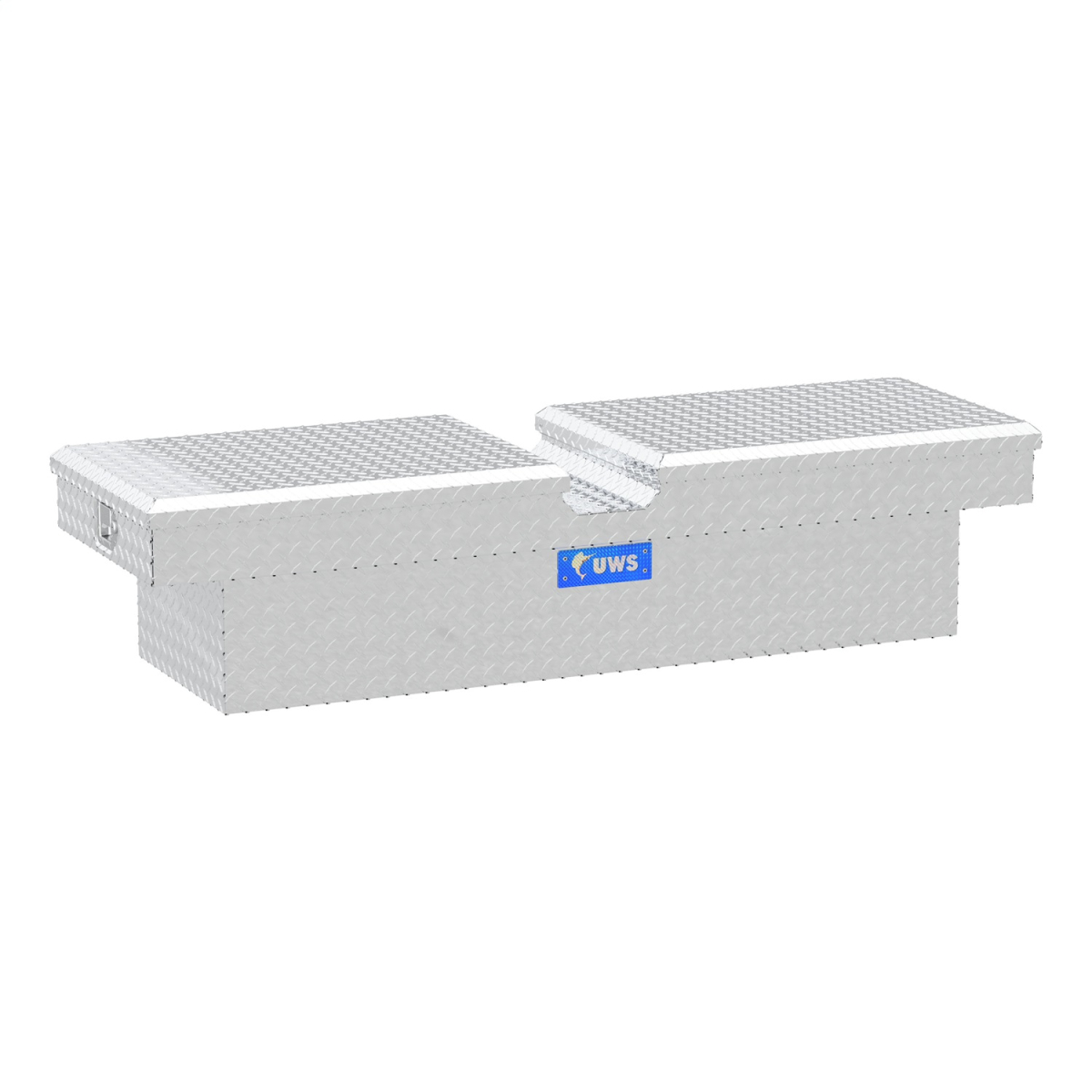 UWS - UWS | Gull Wing Tool Box for Truck (63" Crossover Tool Box; Bright Aluminum) | TB-63