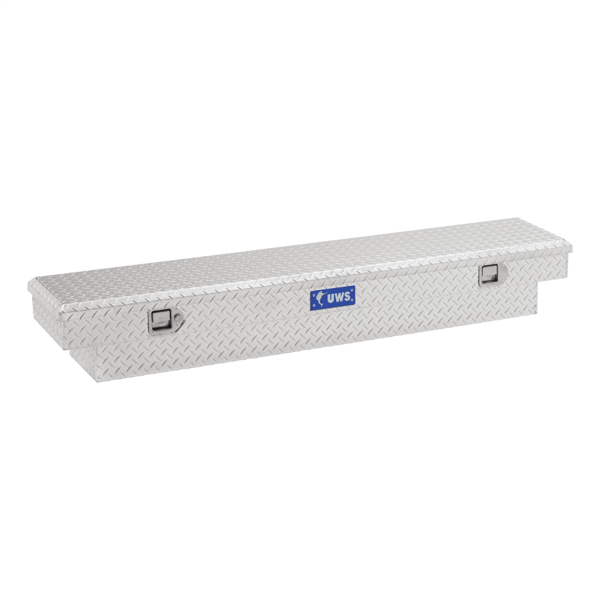 UWS - UWS | Slimline Truck Tool Box (60" Crossover Tool Box; Bright Aluminum) | TBS-60-SL