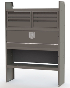 Kargo Master - Kargo Master 32" x 60" Tall EZ Adjustable Van Shelf (48324) - Image 6