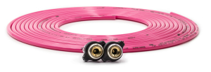 Up Down Air Tire Inflator Hose Replacement 288 Inch W/2 Quick Release Chucks Pink