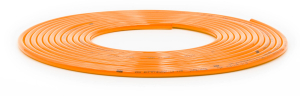 Up Down Air Tire Inflator Hose Replacement 240 Inch W/O Chucks Orange