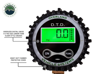 Overland Vehicle Systems - OVS | Digital Tire Deflator w/Valve Kit & Storage Bag - Image 2