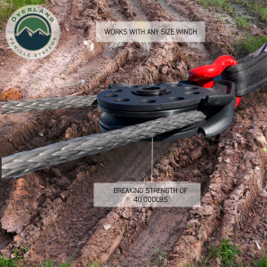 Overland Vehicle Systems - OVS | Snatch Block - Matte Black - Image 6
