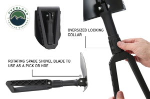 Overland Vehicle Systems - OVS | Utility Shovel w/Nylon Case - Image 4
