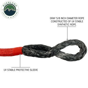 Overland Vehicle Systems - OVS | 23" Soft Shackle 5/8" Diameter Soft Shackle Recovery 44,000 lbs Breaking Strength - Image 2