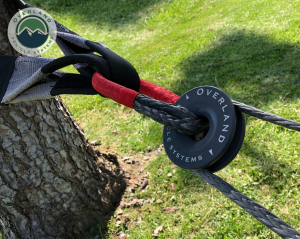 Overland Vehicle Systems - OVS | 23" Soft Shackle 5/8" Diameter Combo Pack 44,500 lb & Recovery Ring 6.25" Black - Image 2