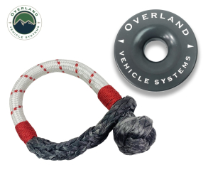 OVS | 23" Soft Shackle 7/16" Diamete Combo Pack 41,000 lb & 4.0" Recovery Ring