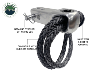 Overland Vehicle Systems - OVS | Aluminum Receiver Mount for Soft Shackle - Image 3