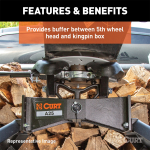 CURT - 10" 5th Wheel Lube Plate - Image 3