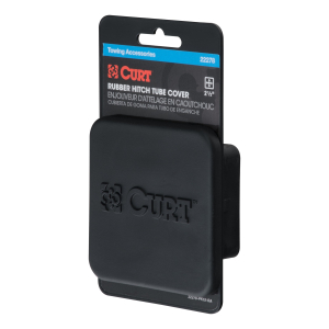 CURT - 2-1/2" Rubber Hitch Tube Cover (Packaged) - Image 1