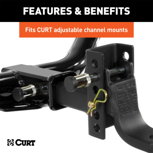 CURT - Channel Mount Lock Set (5/8" Diameter) - Image 3