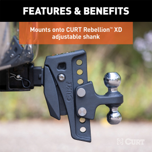 CURT - CURT 45952 Replacement Rebellion XD Dual Ball, 2" & 2-5/16", Up to 15K - Image 3