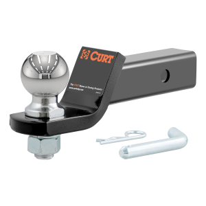 CURT 45041 Loaded Ball Mount with 2-5/16" Ball (2" Shank, 7,500 lbs., 2" Drop)