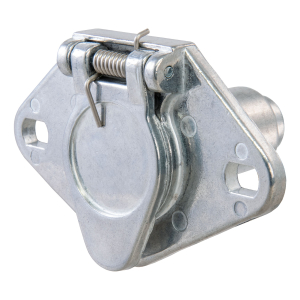 CURT - CURT | 6-Way Round Connector Socket; Vehicle Side | 58090 - Image 1